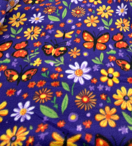 Butterflies printed anti pil - butterflies, anti-pil