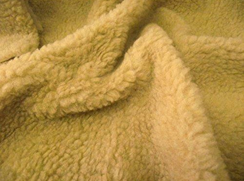 Faux sheepskin oatmeal - faux,