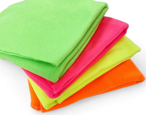 Luminous neon fleece fabric - neon,