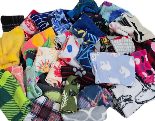 1kg offcuts fleece - offcuts, fabric