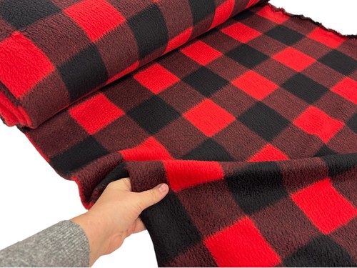 Sherpa fleece fabric - ,