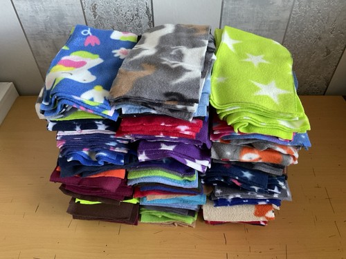 Polar fleece fabric remnants - fleece,
