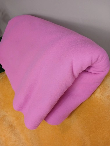 Hot pink anti pill fleece - hot,