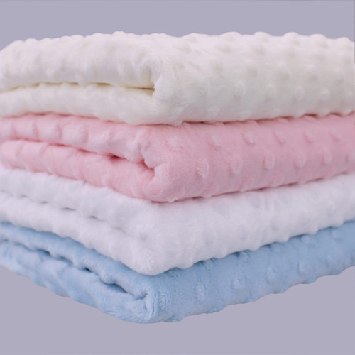 Dimple dot soft fleece fabric - soft,