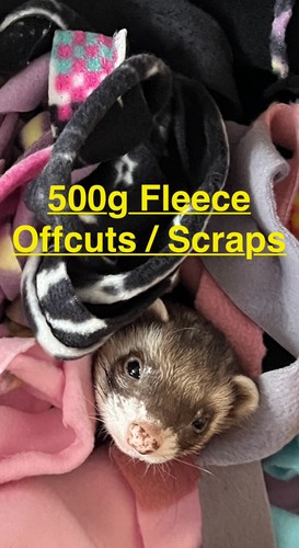 500g fleece fabric - fleece, offcuts