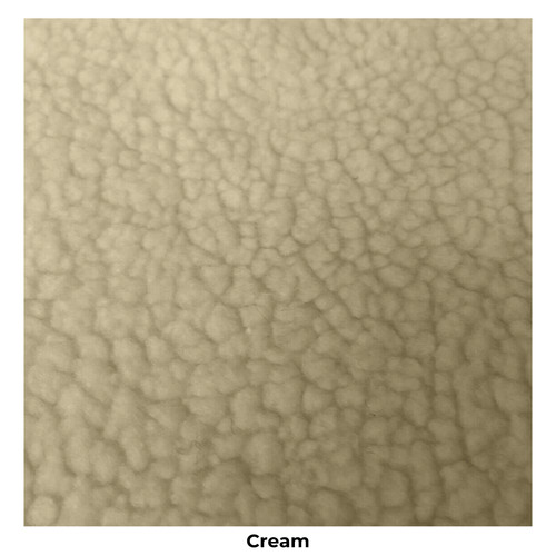 Sherpa fleece fabric cream - fleece,