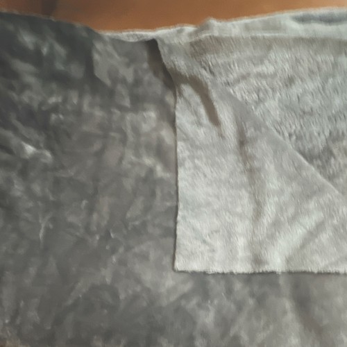Soft gray fleece fabric 2x - gray,