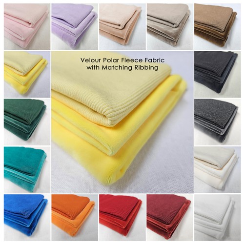 Velour polar fleece anti pill - polar,