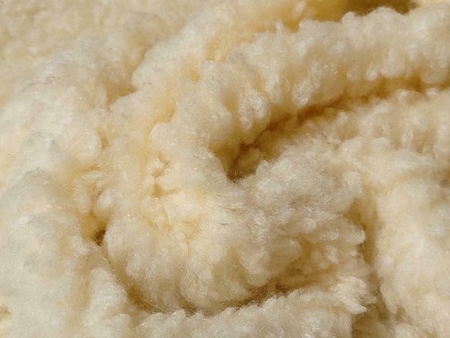 Faux sheepskin cream sherpa - cream,
